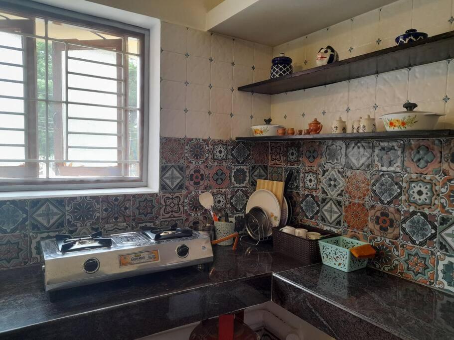 A Chettinad Villa In Coimbatore On The Way To Adiyogi And Nearer To Maruthamalai Exterior foto